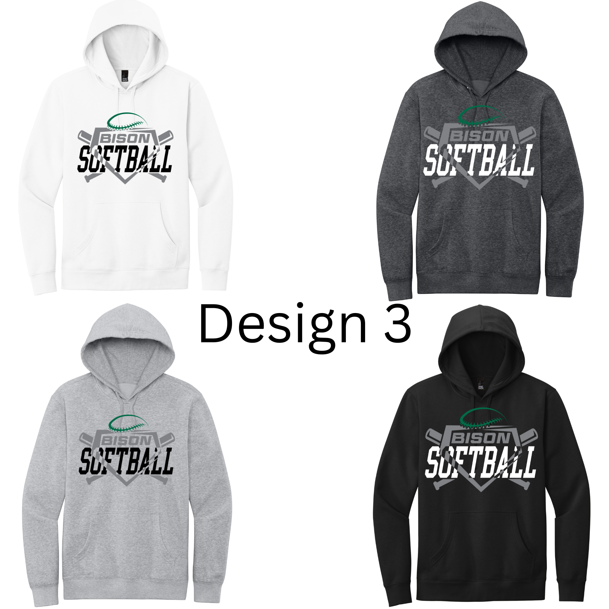 Softball Hoodie- Adult and Youth