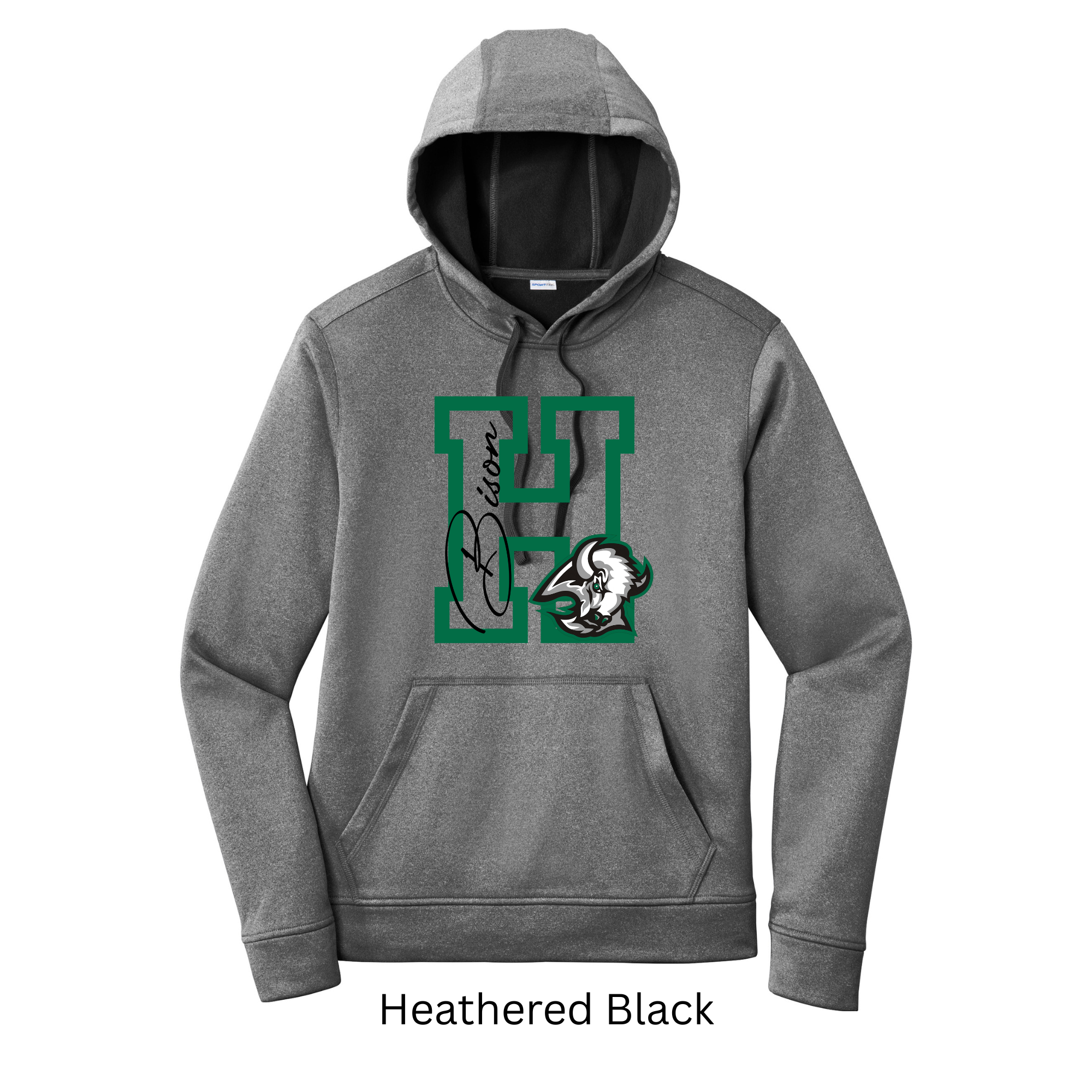 Sport-Tek Sport-Wick Adult and Youth Hoodie Bison 6