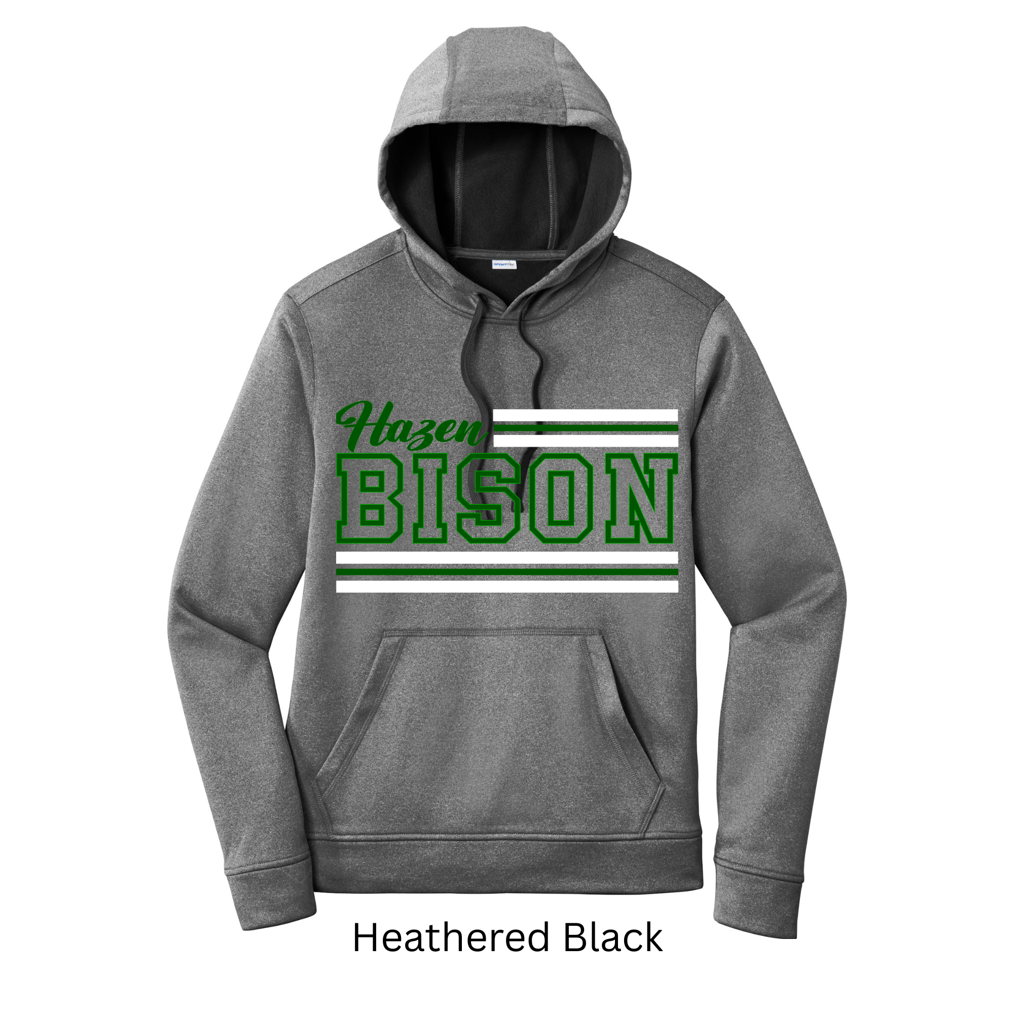 Sport-Tek Sport-Wick Adult and Youth Hoodie Bison 5