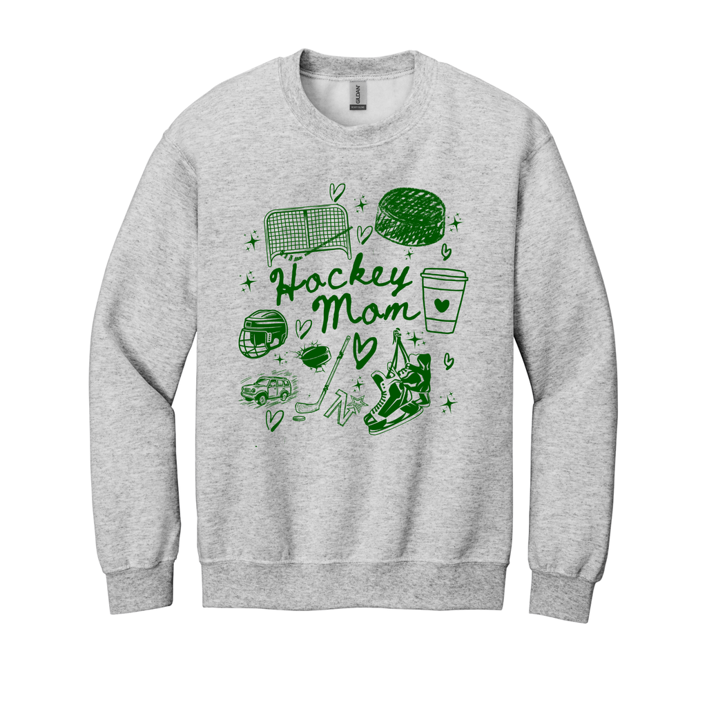 Crewneck Hockey Doodle Design