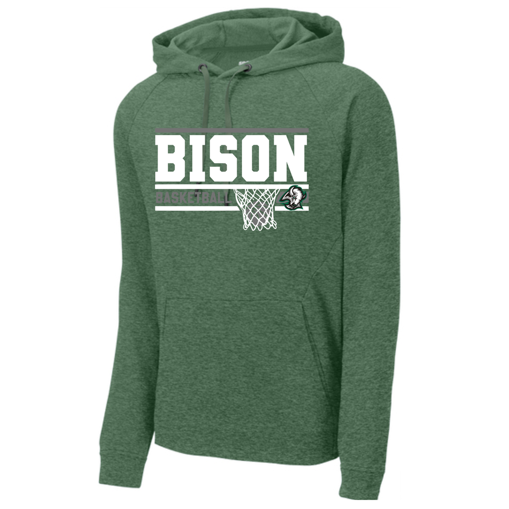 Basketball 8- Lines on Green Apparel
