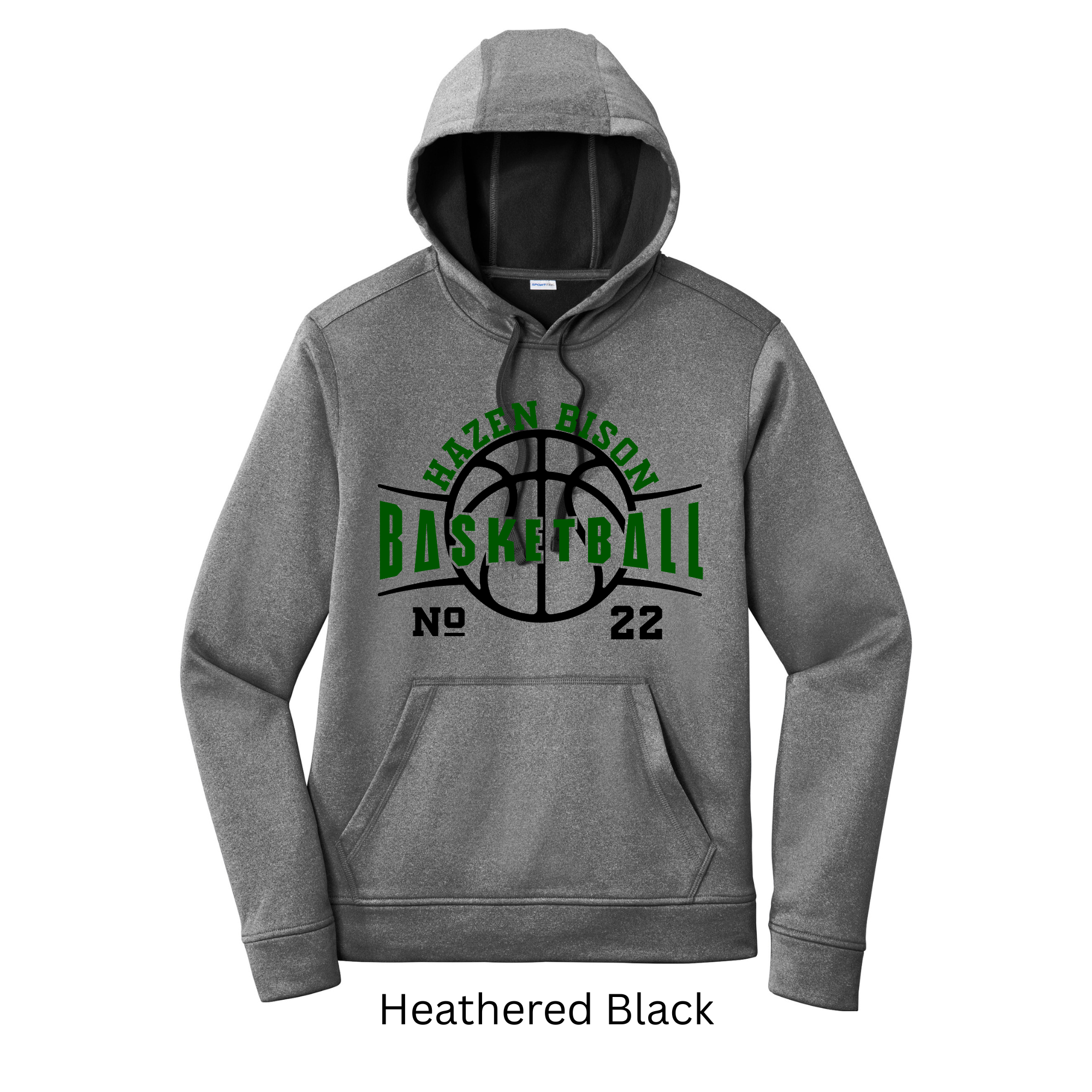 Sport-Tek Sport-Wick Adult and Youth Hoodie Basketball 3