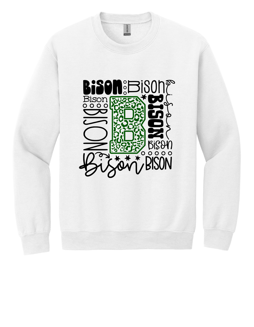 Crewneck Bison Design 8