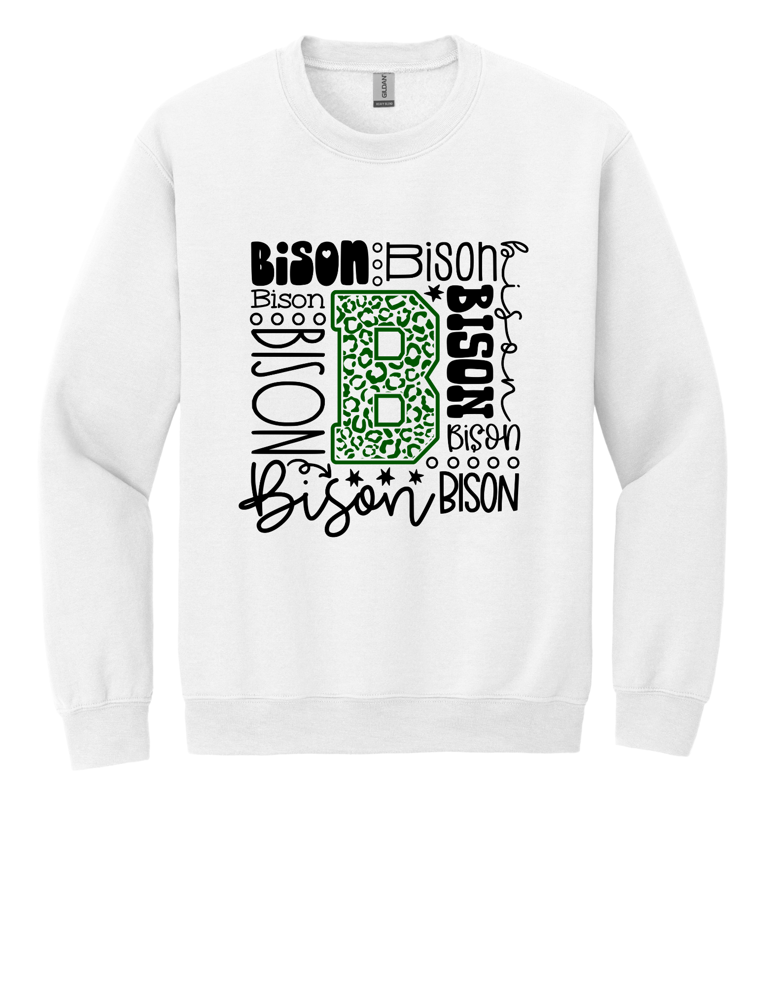 Crewneck Bison Design 8