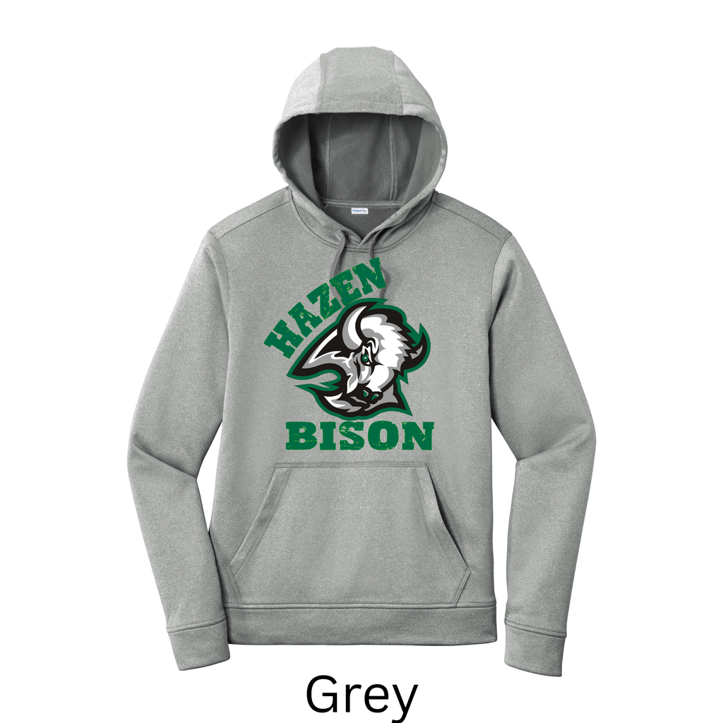 Sport-Tek Sport-Wick Adult and Youth Hoodie Bison 4