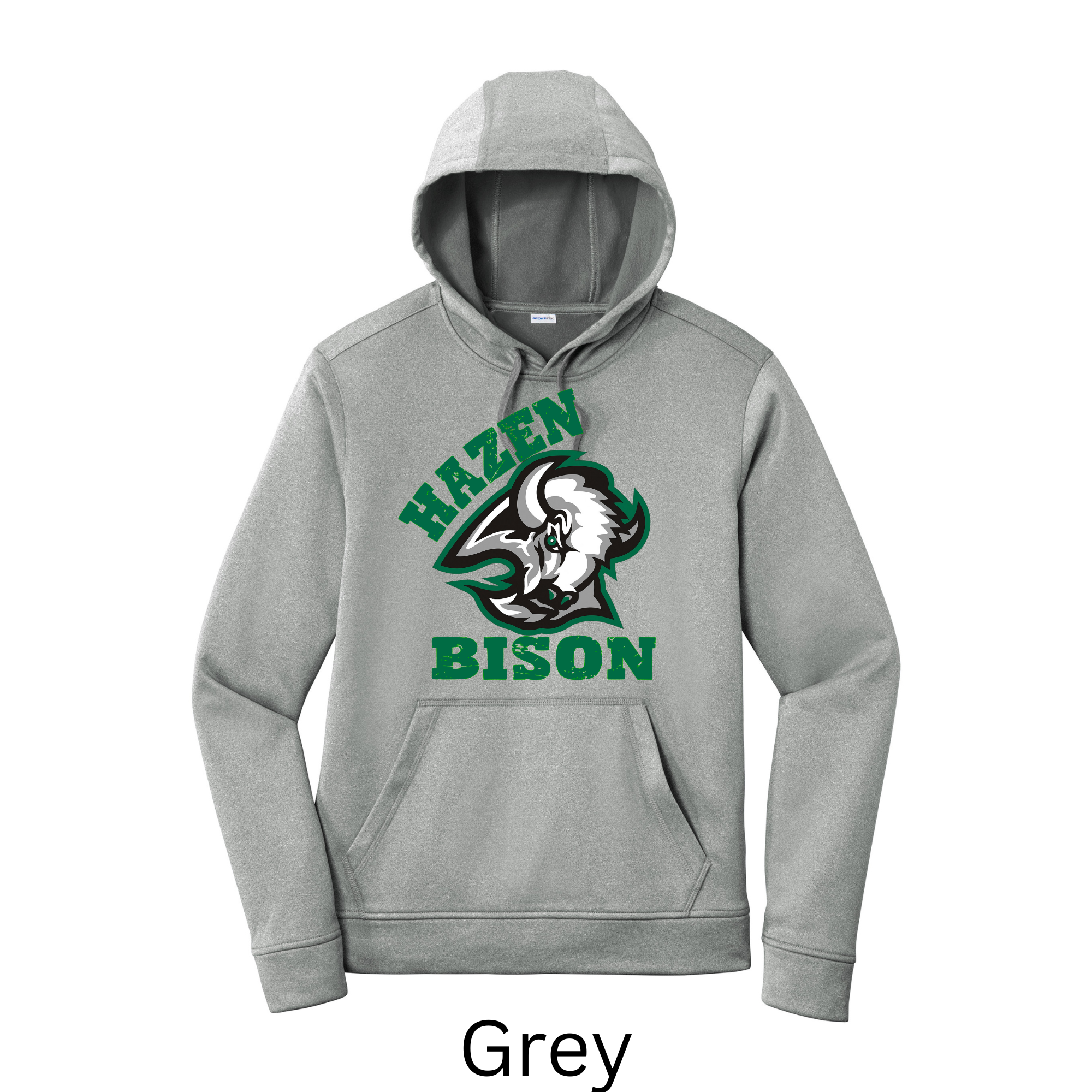 Sport-Tek Sport-Wick Adult and Youth Hoodie Bison 4