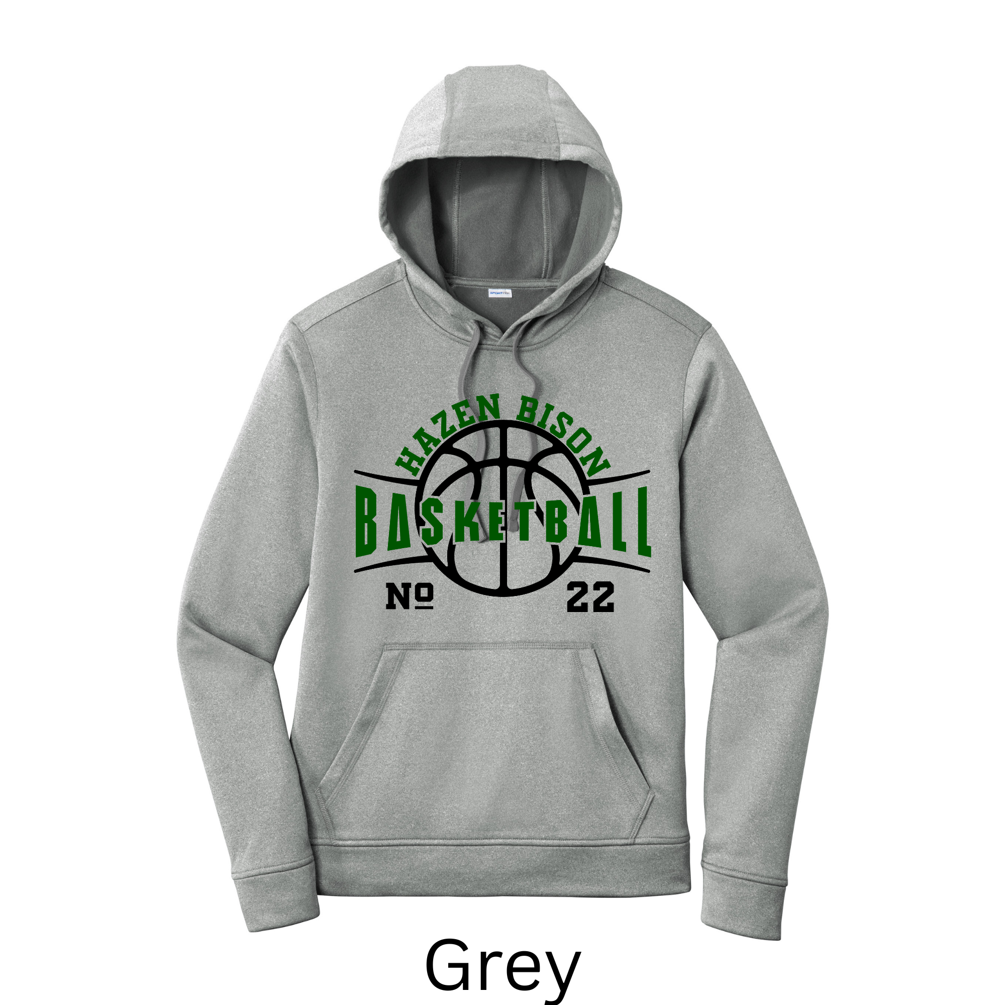 Sport-Tek Sport-Wick Adult and Youth Hoodie Basketball 3