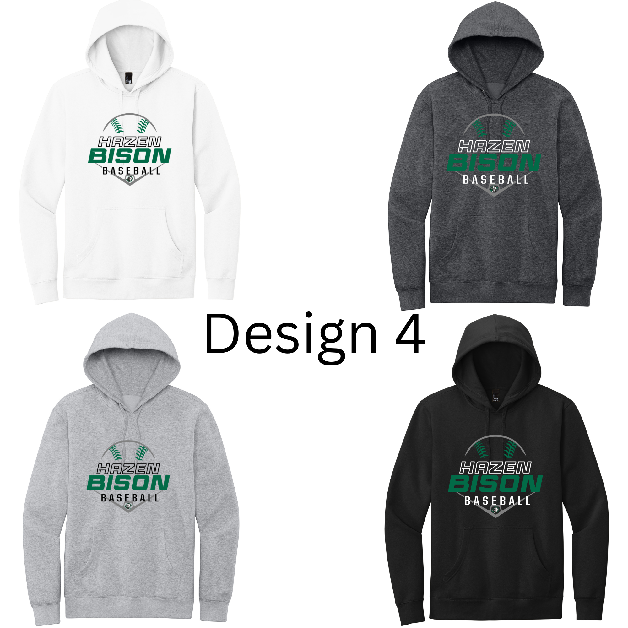Baseball Hoodie- Adult and Youth