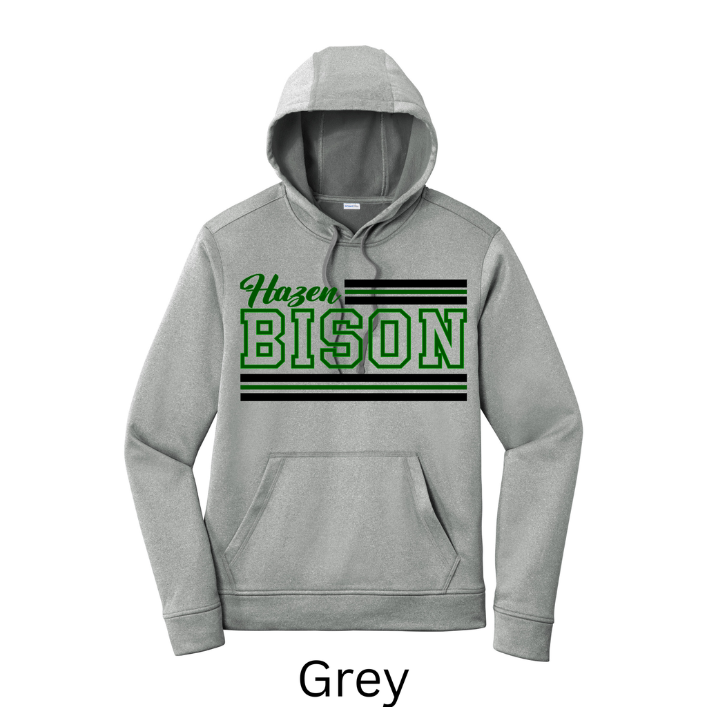 Sport-Tek Sport-Wick Adult and Youth Hoodie Bison 5