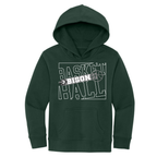 Basketball 9-Outline on Green apparel