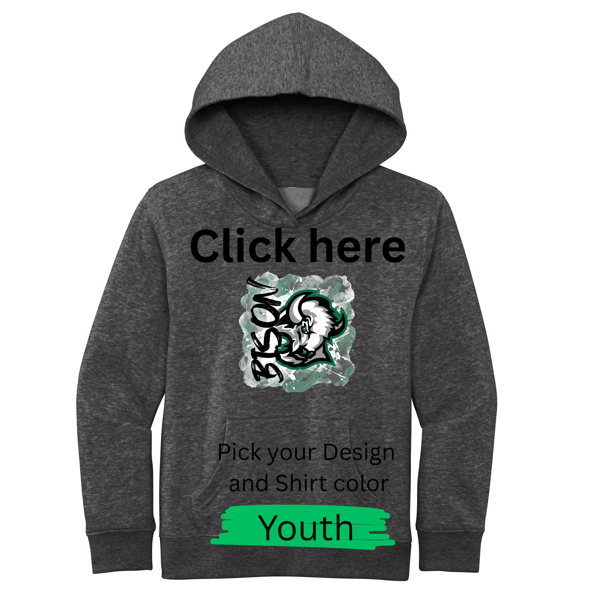 Youth- Bison Hoodie