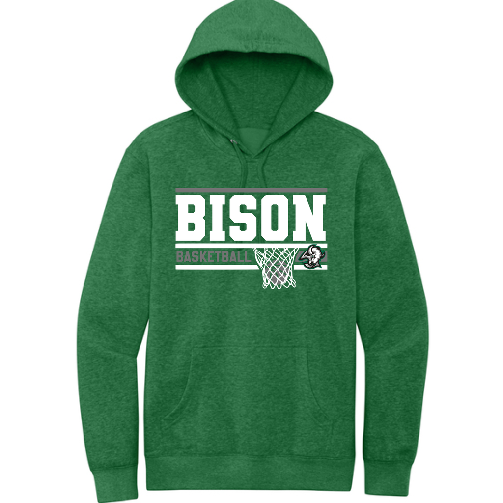 Basketball 8- Lines on Green Apparel