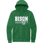 Basketball 8- Lines on Green Apparel