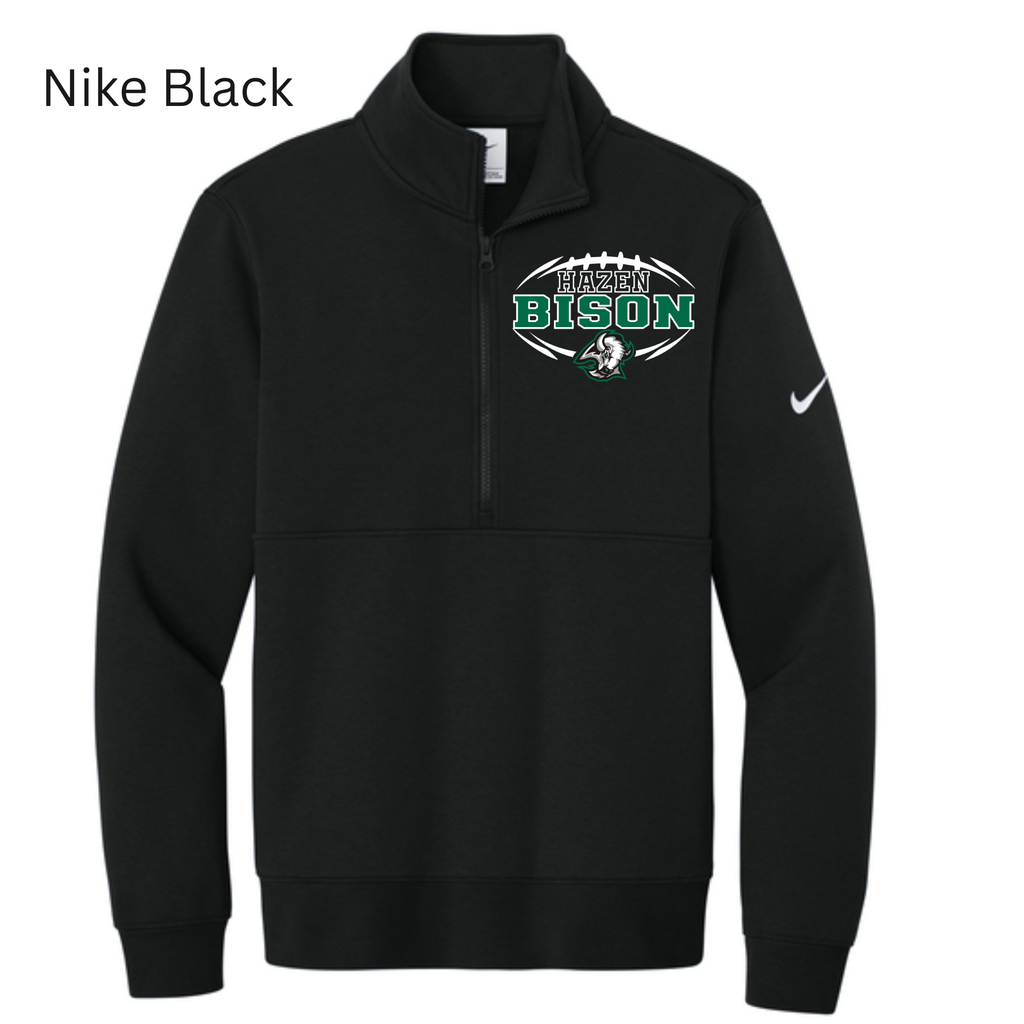 1/4 Zip Bison Football 5