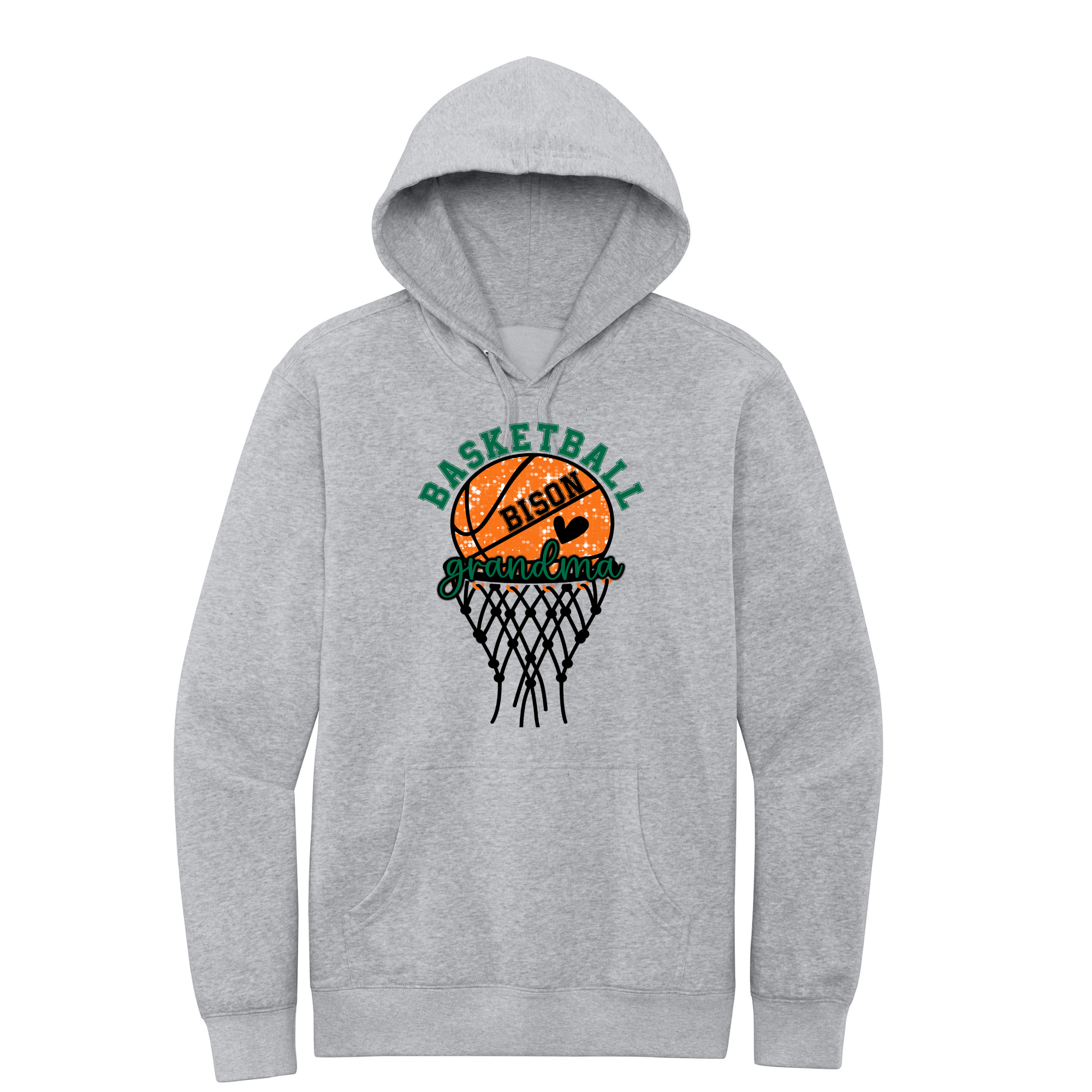 Hooded Sweatshirt Basketball Grandma