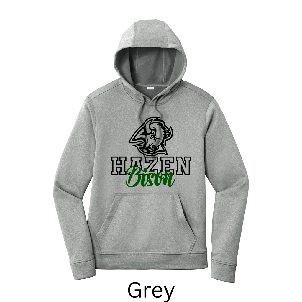 Sport-Tek Sport-Wick Adult and Youth Hoodie Bison 7