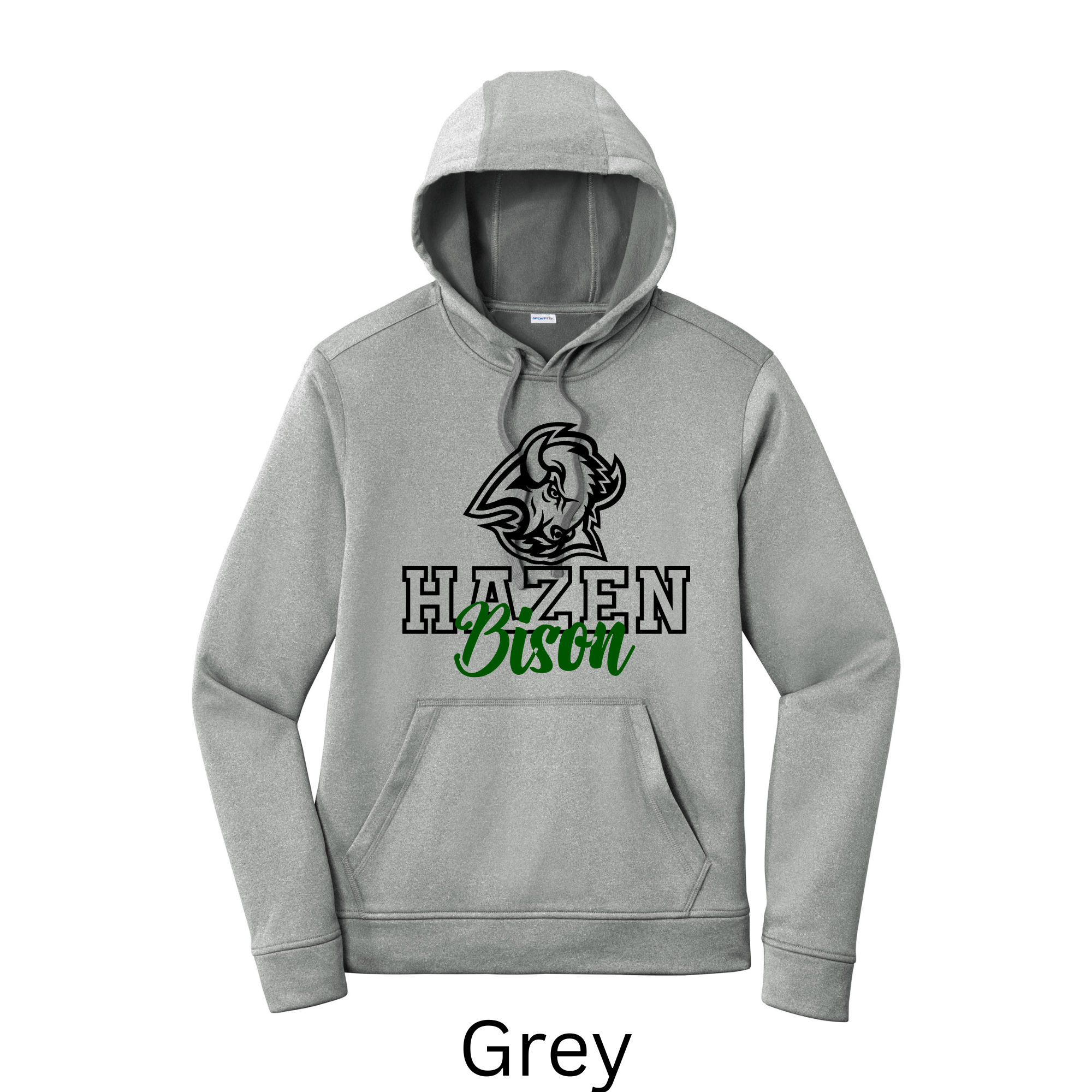 Sport-Tek Sport-Wick Adult and Youth Hoodie Bison 7