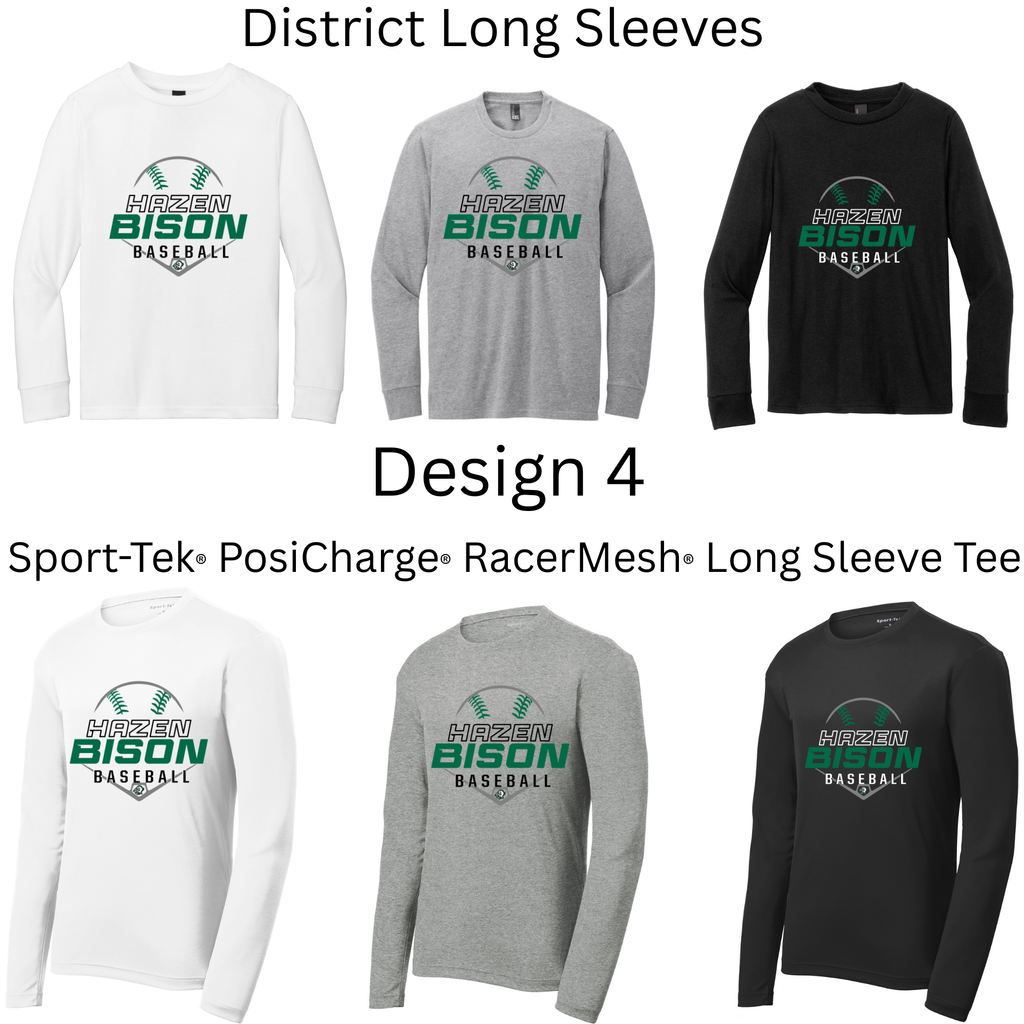 Baseball Long Sleeves Both Regular and Polyester