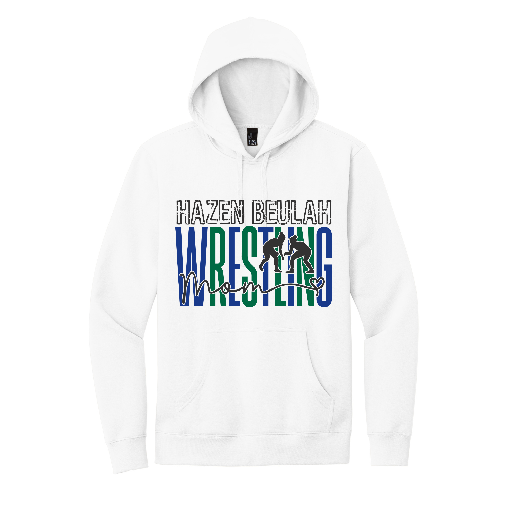 Hooded Sweatshirt Wrestling Mom