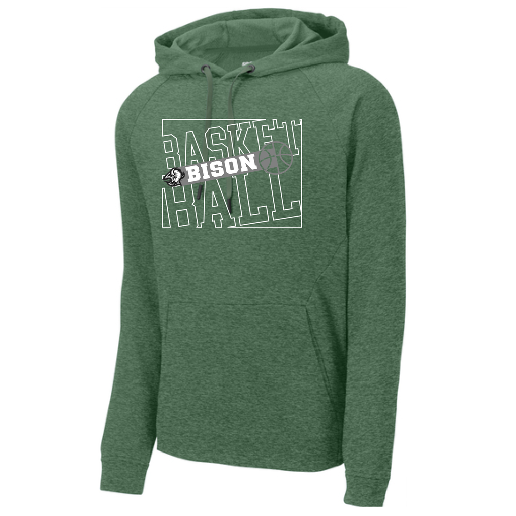 Basketball 9-Outline on Green apparel
