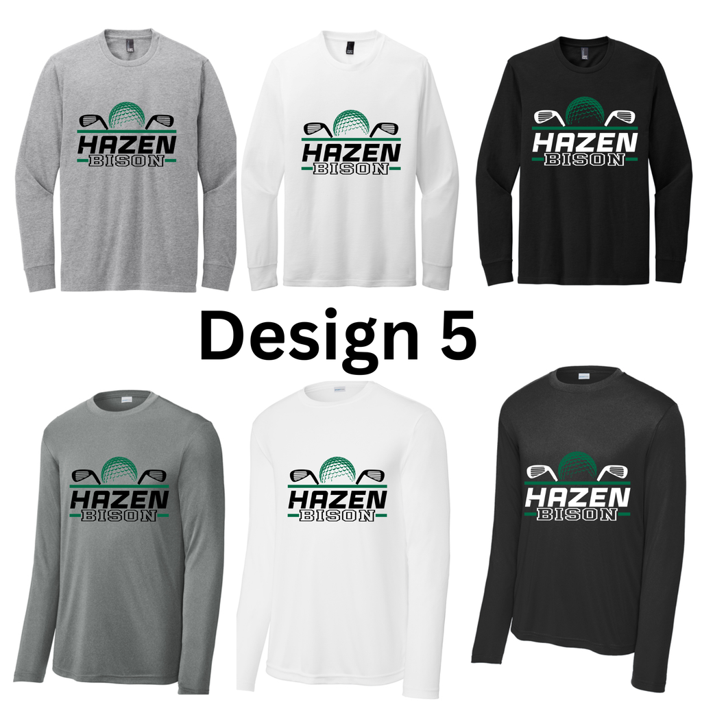 Girls Golf Long Sleeves Both Regular and Polyester