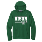 Basketball 8- Lines on Green Apparel