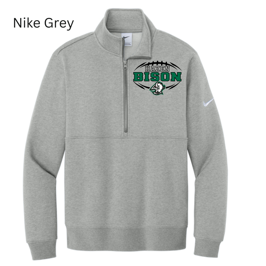 1/4 Zip Bison Football 5