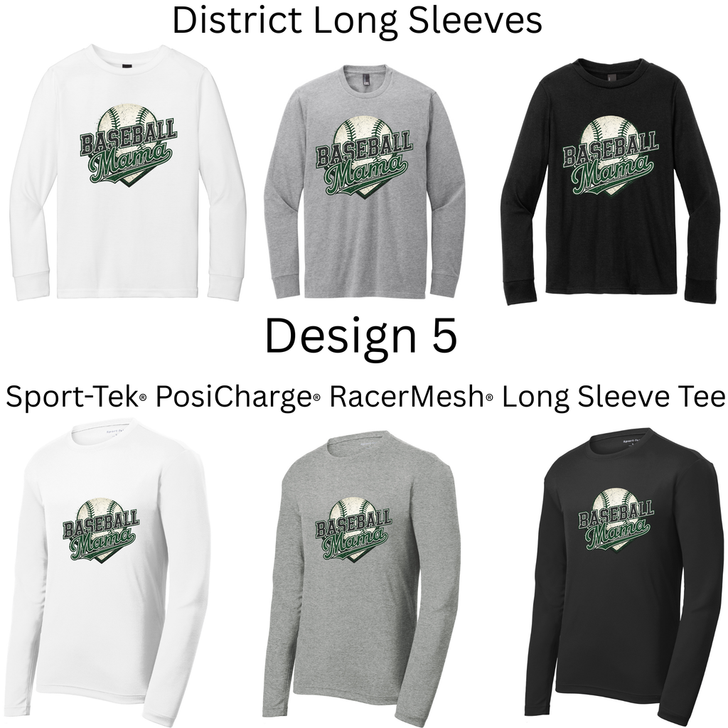 Baseball Long Sleeves Both Regular and Polyester