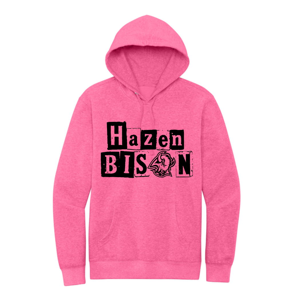 Pink Out Bison 15 Box Letters