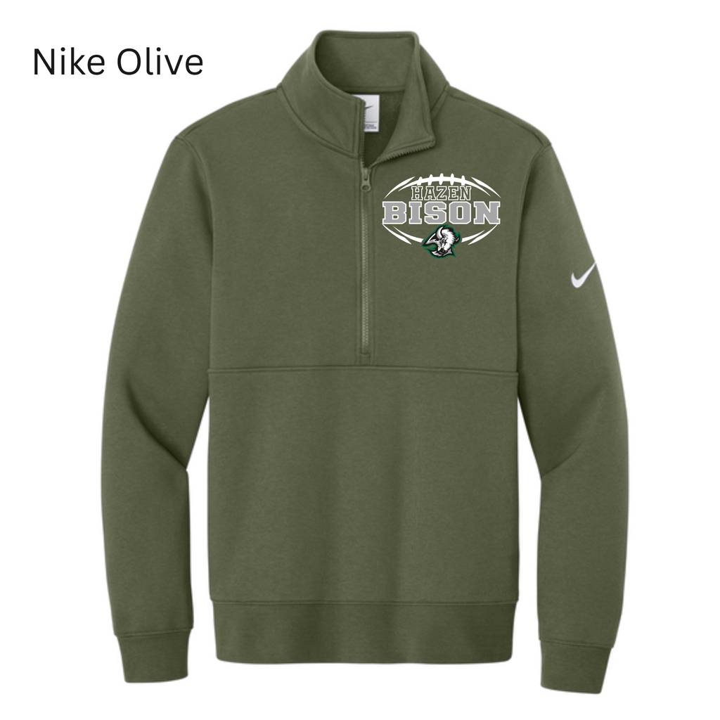 1/4 Zip Bison Football 5