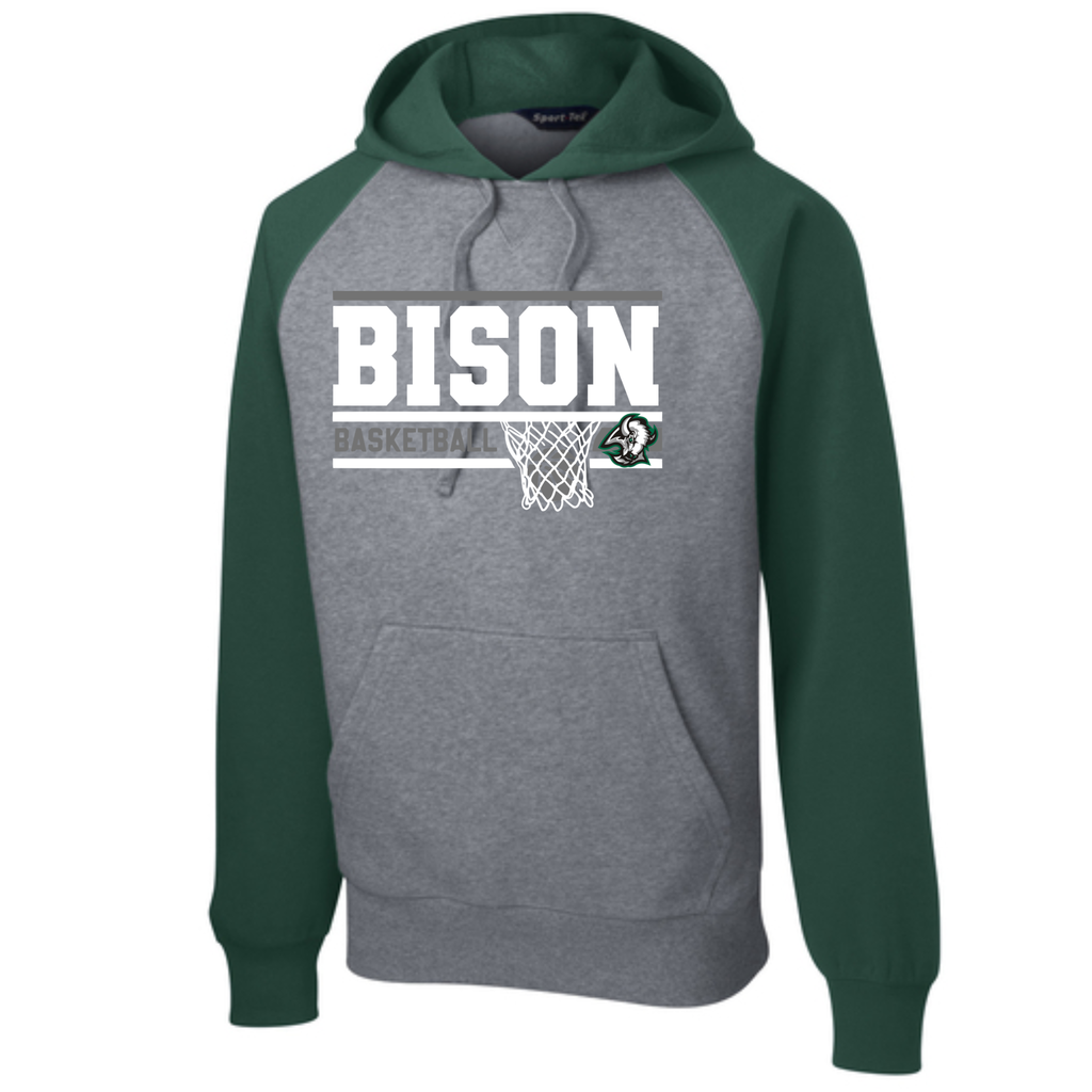 Basketball 8- Lines on Green Apparel