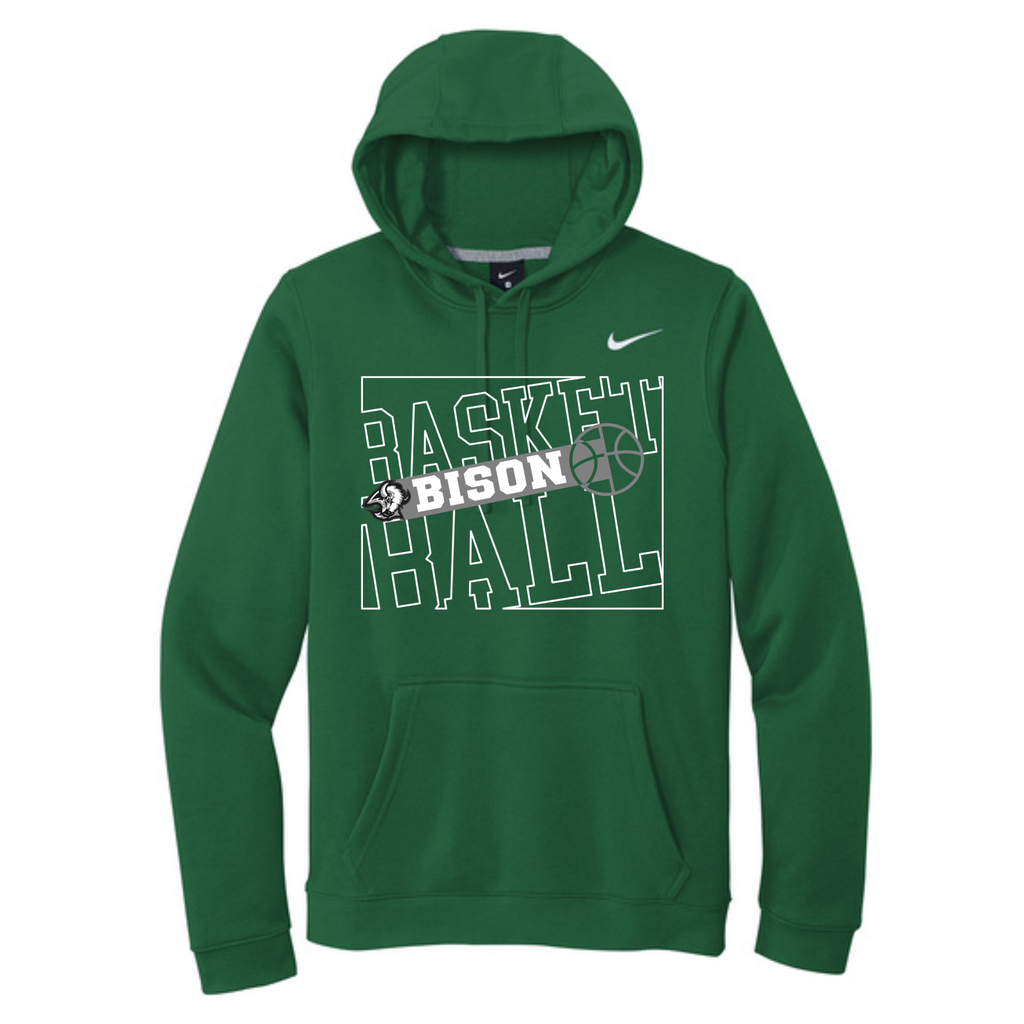 Basketball 9-Outline on Green apparel