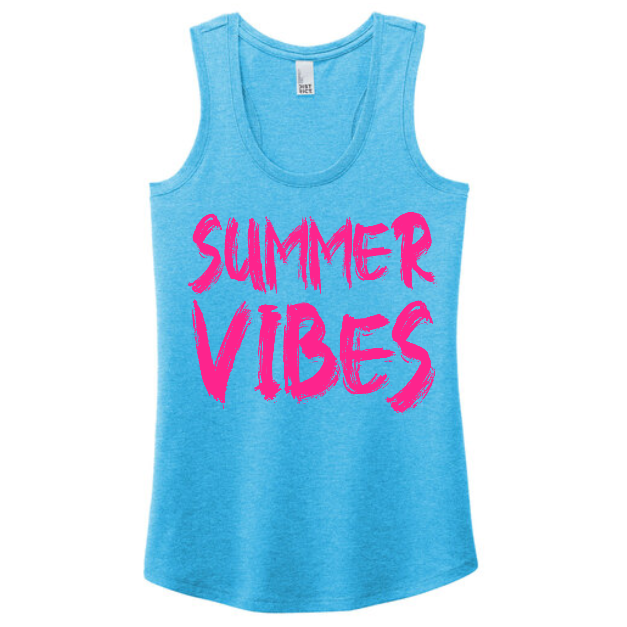 Summer Vibes Blue District® Women’s Perfect Tri® Racerback Tank