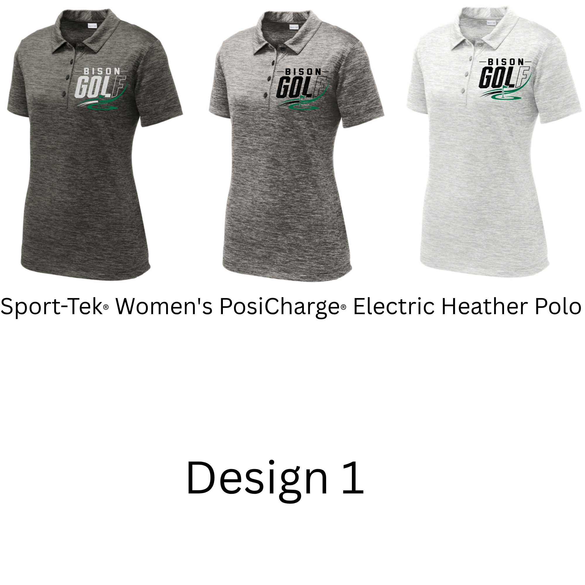 Sport-Tek® PosiCharge® Electric Heather Polo- Mens and Womens