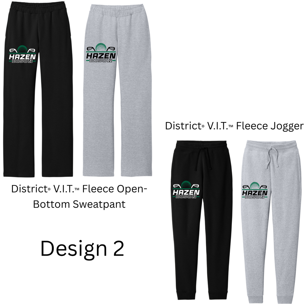 Golf District Pants- Open ended and Joggers