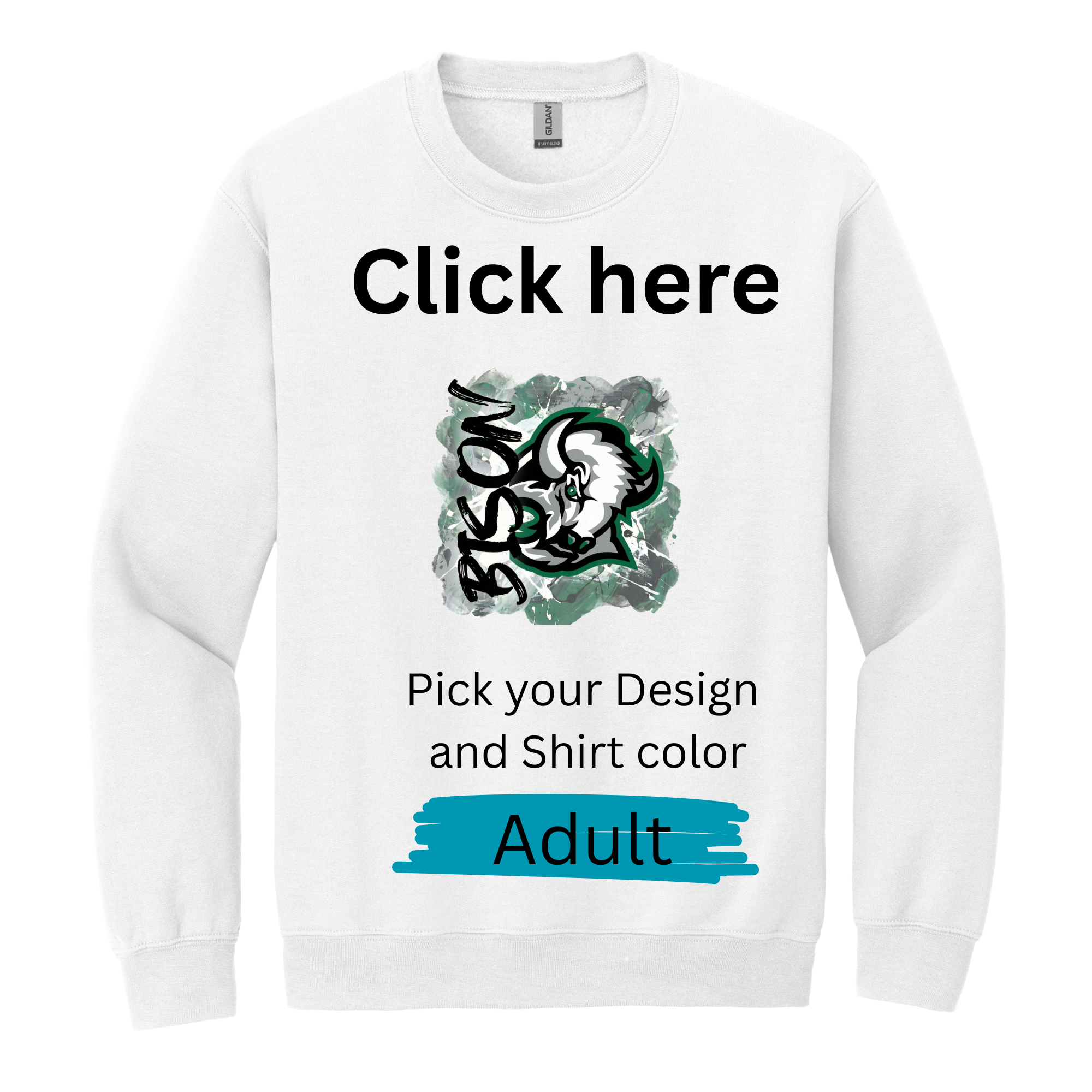 Adult- Bison Crewnecks