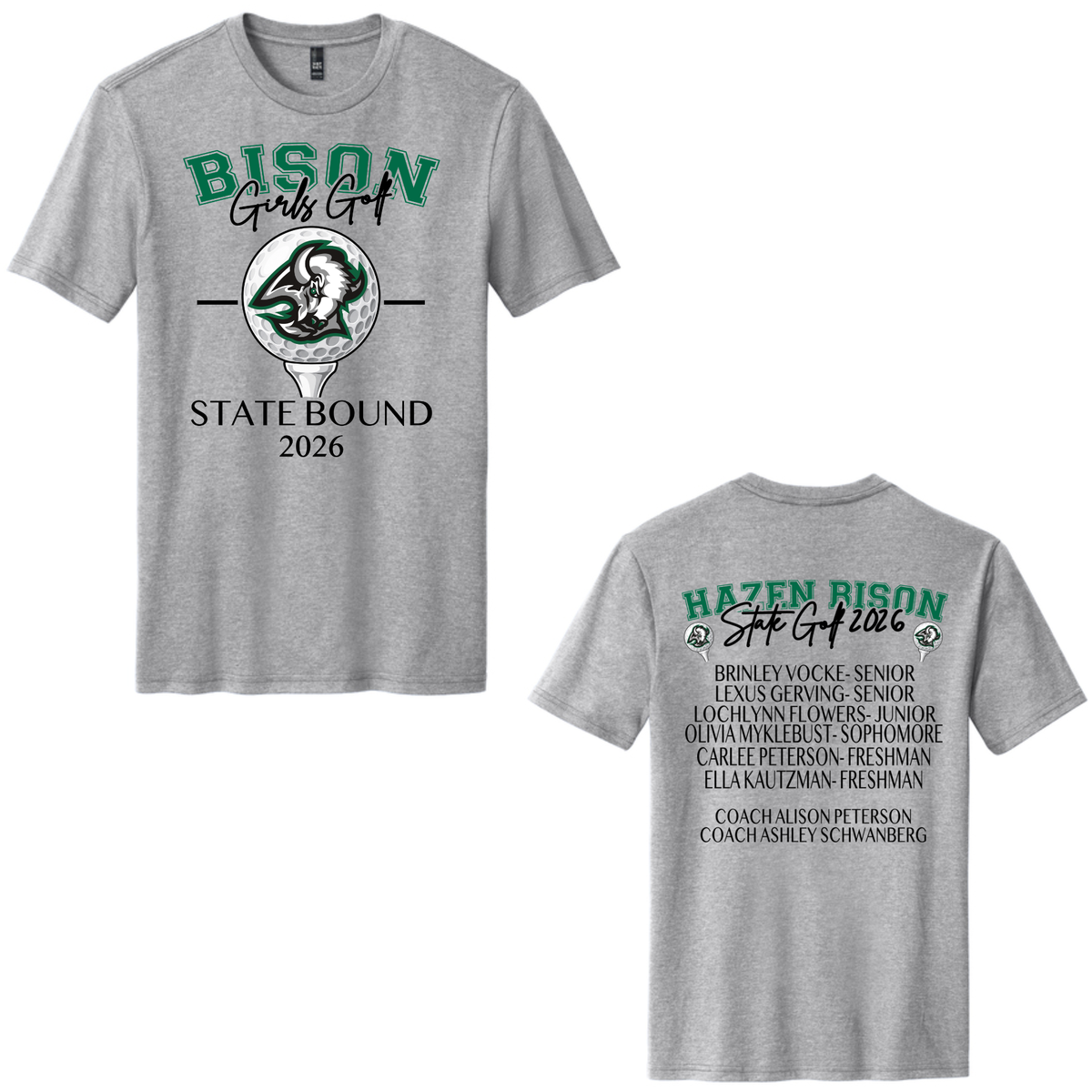 State Girls Golf Shirts