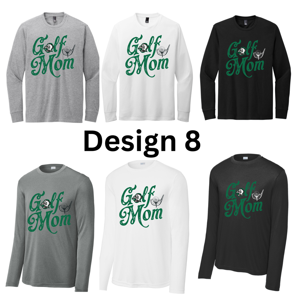 Girls Golf Long Sleeves Both Regular and Polyester