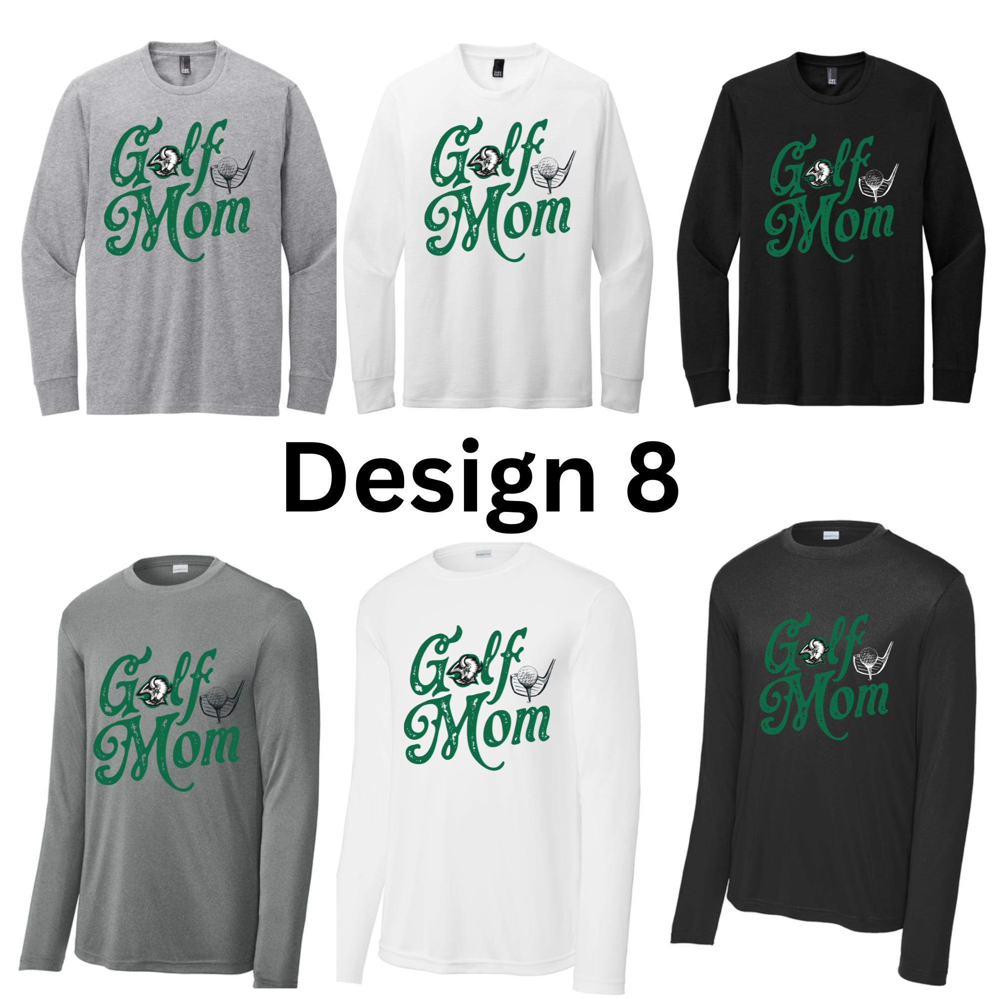 Girls Golf Long Sleeves Both Regular and Polyester