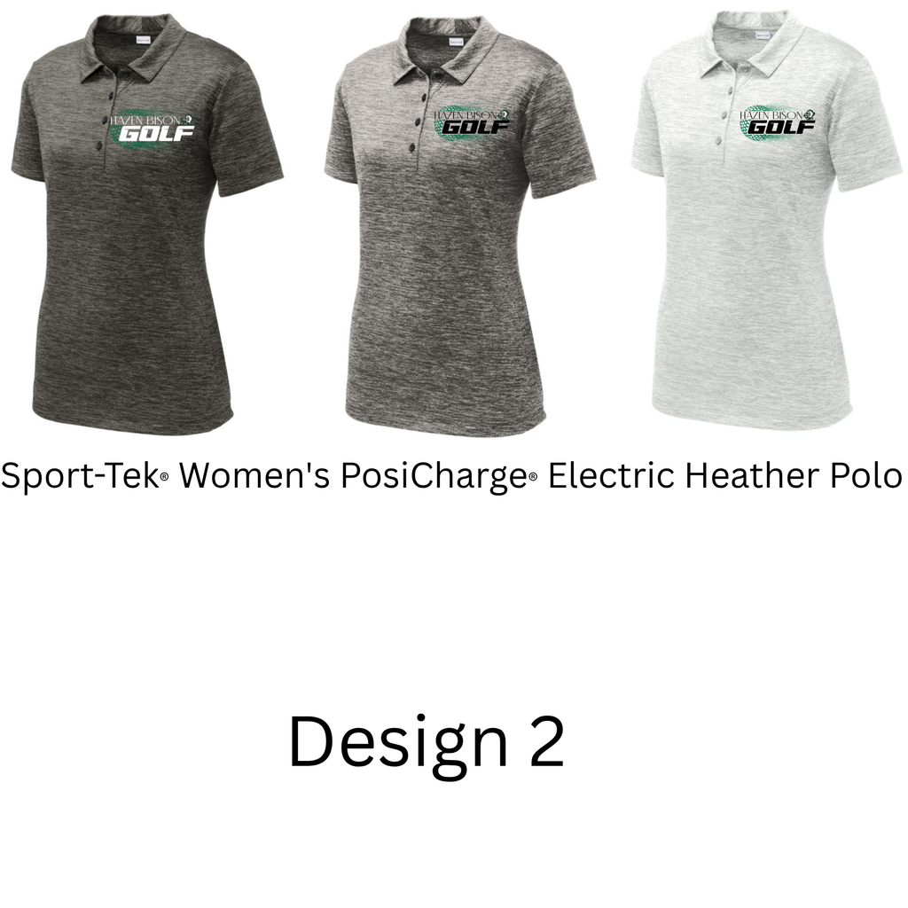 Sport-Tek® PosiCharge® Electric Heather Polo- Mens and Womens
