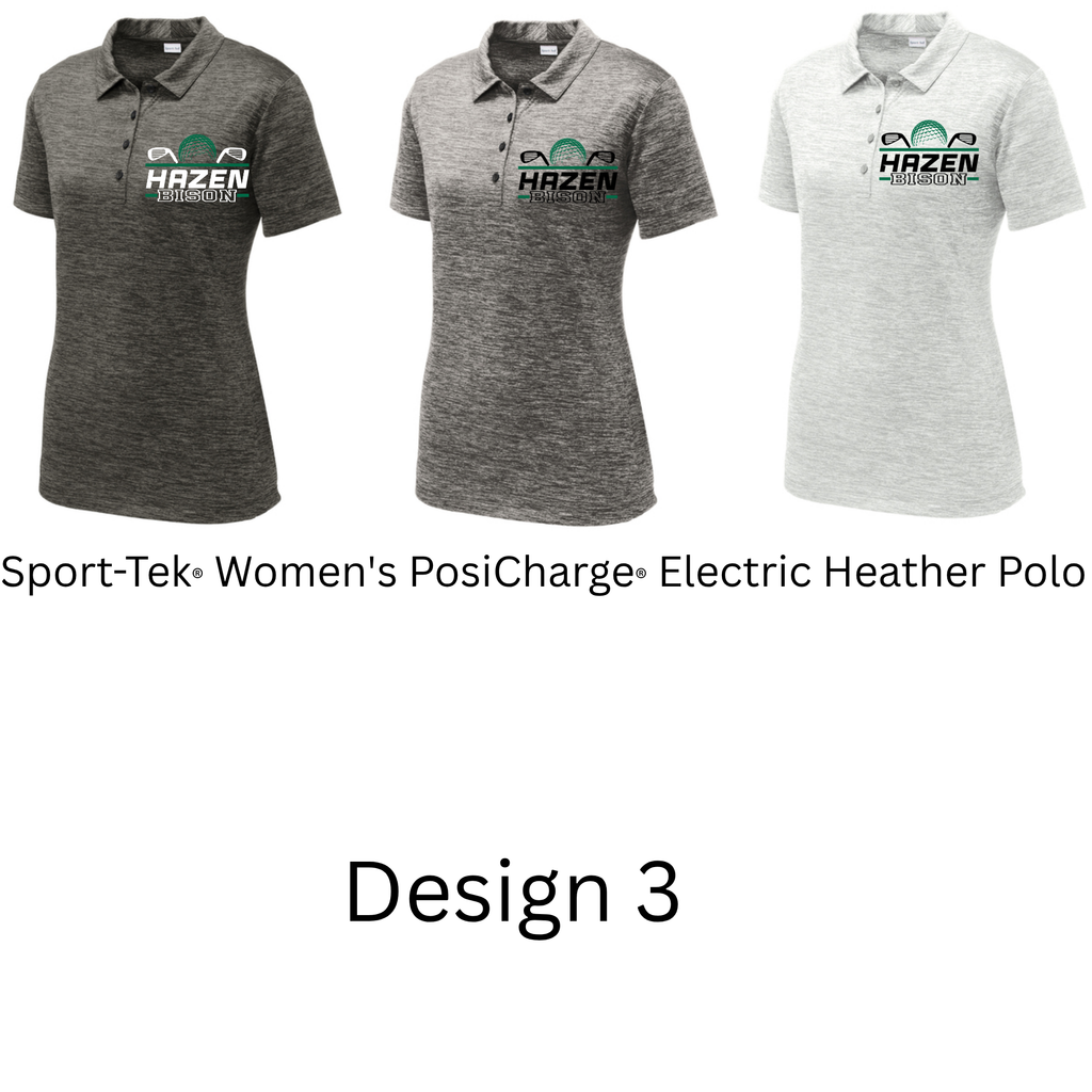Sport-Tek® PosiCharge® Electric Heather Polo- Mens and Womens