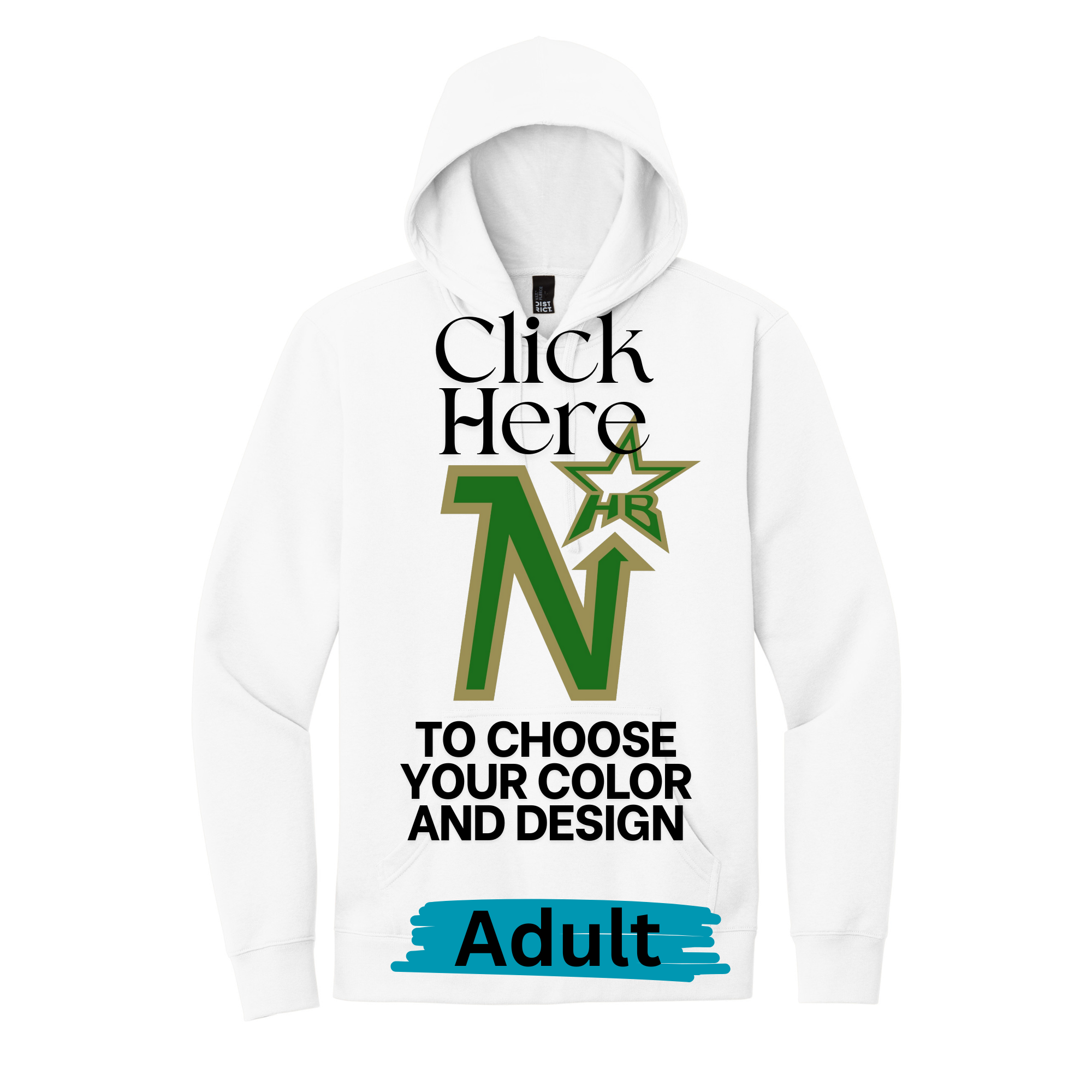 Adult- Hockey Hoodie