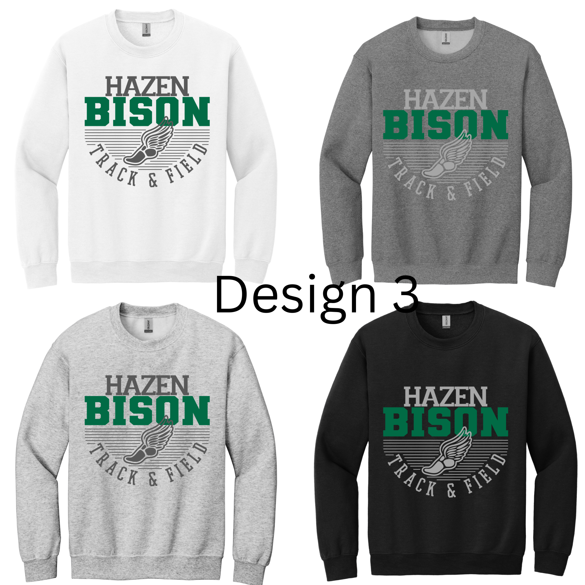 Crewneck Bison Track