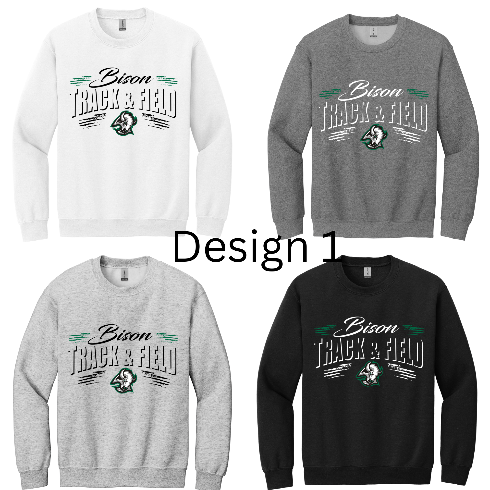 Crewneck Bison Track
